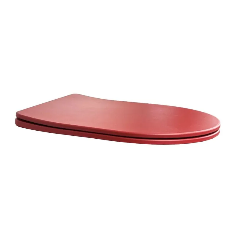 Best-design toiletzitting soft-closing "morrano-49" mat-donkerrood ter vervanging Fabrieksprijs