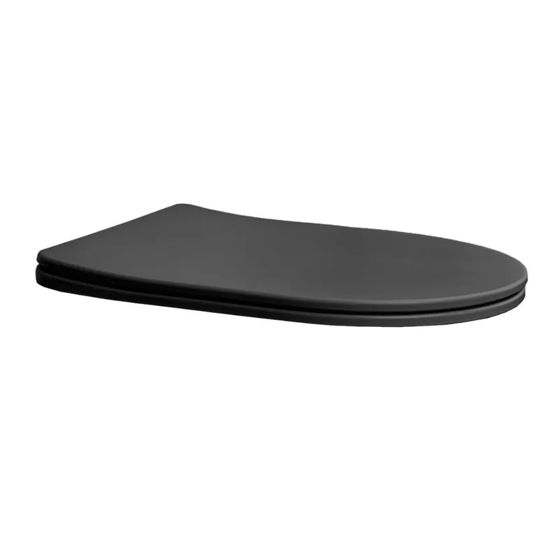 Best-design toiletzitting soft-closing "morrano-49" mat-zwart ter vervanging Lage Kosten