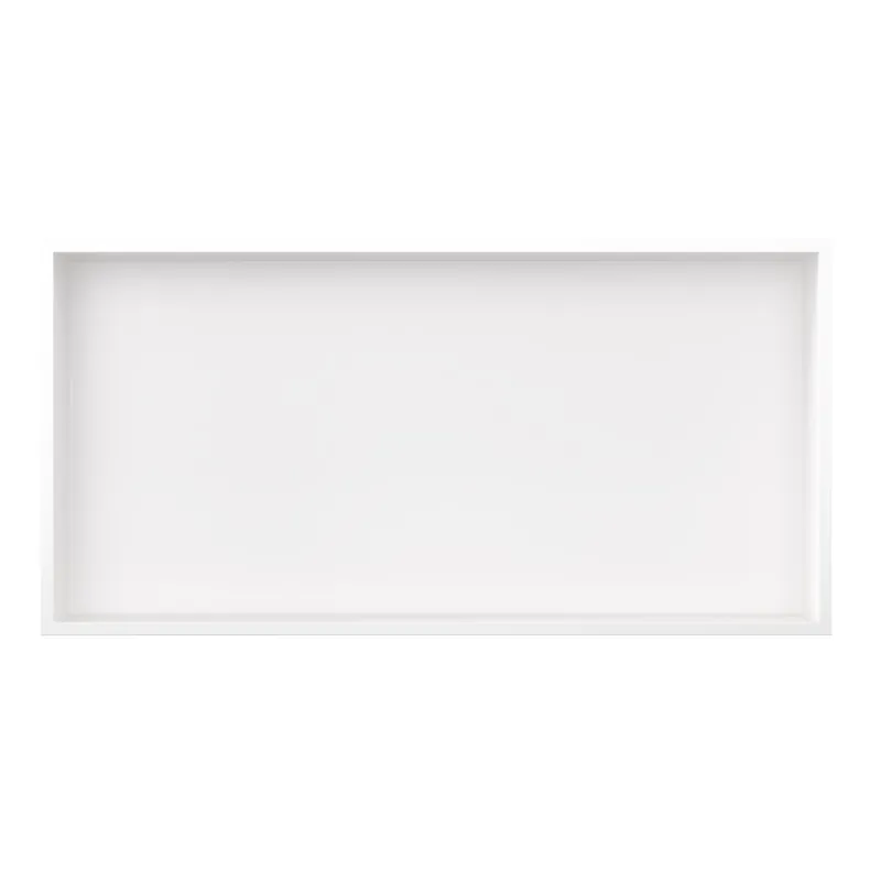 Best-design white "lotus" inbouwnis 61x30,5x7 cm mat-wit Lage Kosten
