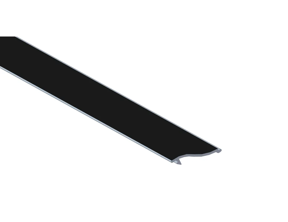 Best-design zwart aluminium profiel voor "baron" nisdeur nr: 09 Weekendaanbieding