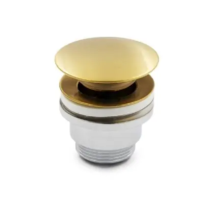Flitsaanbieding Clickwaste-afvoerplug geborsteld goud 15-60mm