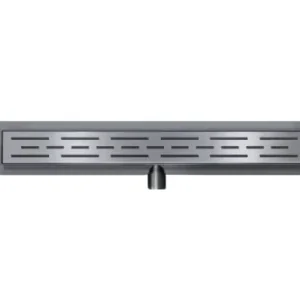 Hoge Kwaliteit Douchegoot classic 90cm gun metal set met rooster