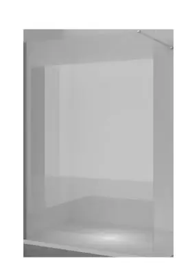 Fabrieksprijs Douchewand chroom 140x200x8mm