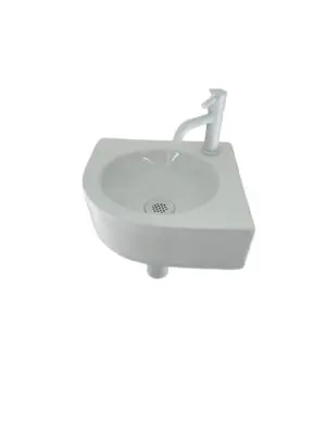 Fonteinset lotte keramiek met mat wit kraan en sifon Goedkoop