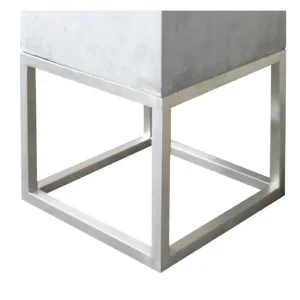 Frame t.b.v. plantenbak vierkant RVS mat 35x35xH30 Uitverkoop