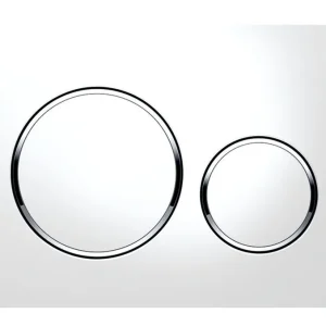 Geberit bedieningsplaat sigma-20 type: 115.882.kj.1 glans-wit / chroom Laatste Kans