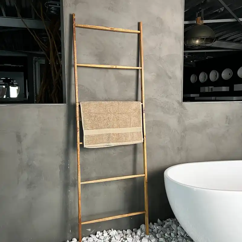 Handdoekrek 170 x 55 cm (staand model) acacia hout Betrouwbaar