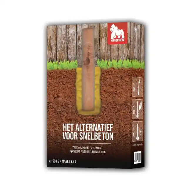Favoriet Kongcrete het alternatiefe snelcement - kleine kit voor 1 paal