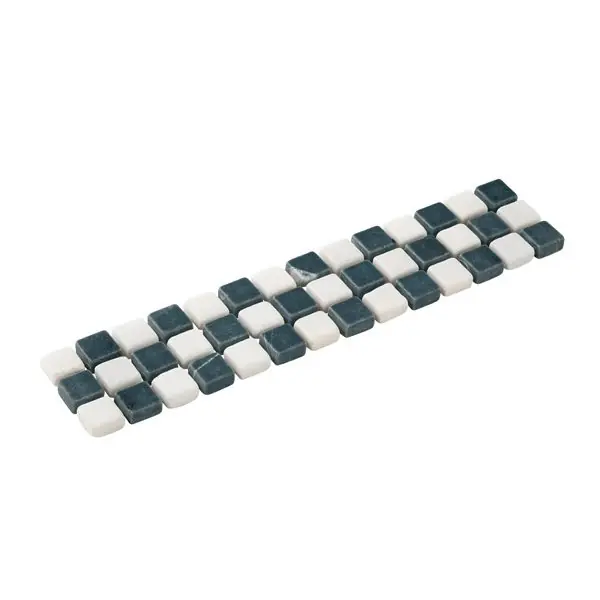 Listello mozaiek nero 5x23,5 cm Nieuw