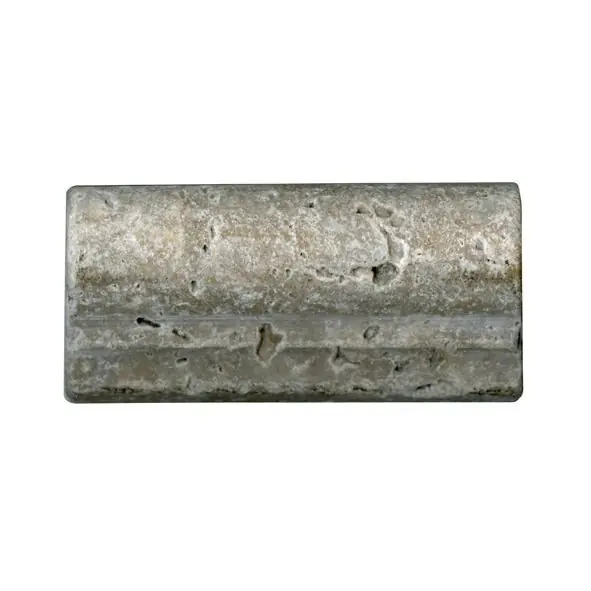 Betrouwbaar Listello spiegel travertine noce 4.4x10cm