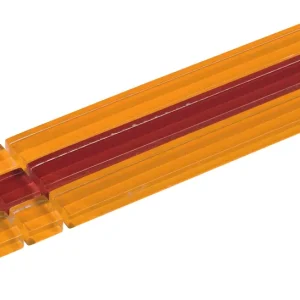 Goedkoop Listello stick mosaic oranje 4,8x19,5 cm