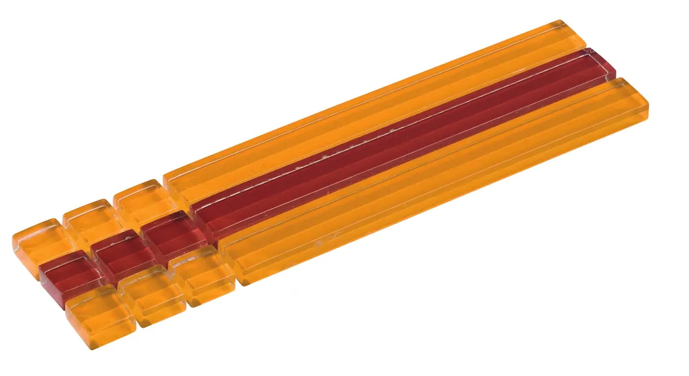 Goedkoop Listello stick mosaic oranje 4,8x19,5 cm