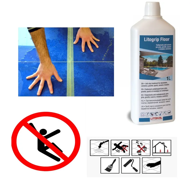 Litogrip floor 1L tegel antislip behandeling Hoge Kwaliteit