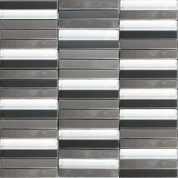 Mozaiek acero ac.100 grey 1,5x1 cm (30x30cm) Populair