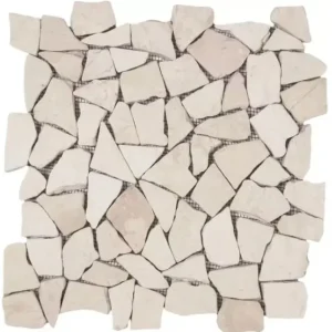 Mozaiek beachstone creme 29,4x29,4 cm (sample) Korting