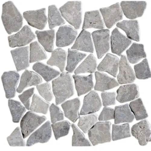 Mozaiek beachstone licht grijs 29,4x29,4 cm (sample) Seizoensaanbieding
