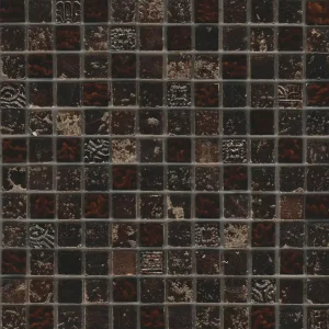 Mozaiek bonito bo.002 dark brown 2,3x2,3 cm (29,5x29,5cm) Dagaanbieding