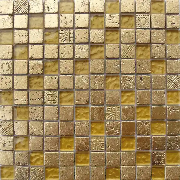 Mozaiek bonito bo.006 gold 2,3x2,3 (29,5x29,5cm) Must-Have