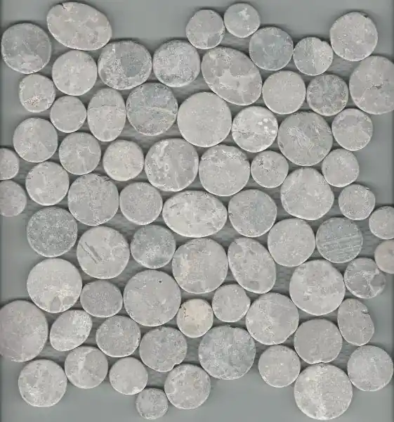 Mozaiek coinstone licht-grijs 29,4x29,4 cm Laatste Kans