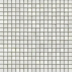 Populair Mozaiek marmer moz.wit 1,5x1,5 cm (30,5x30,5cm)