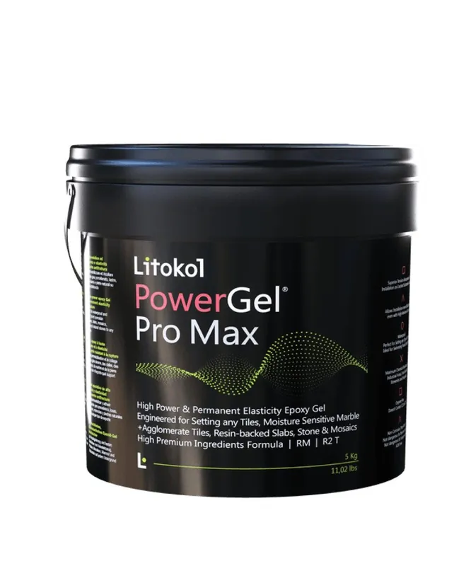 PowerGel Pro Max witte en flexibele epoxy tegellijm 5kg Seizoensaanbieding