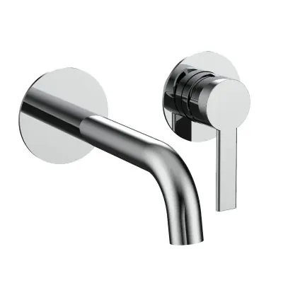 Rondo inbouw wastafelmengkraan chroom Premium