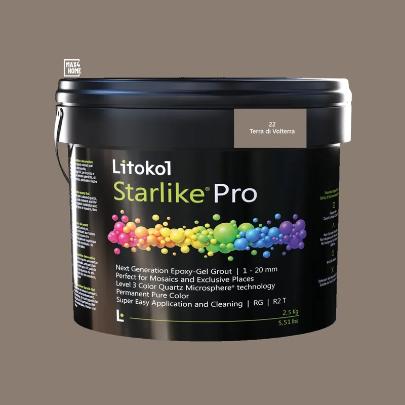 Weekendaanbieding Starlike Pro Lijm en Voegmiddel 2 Componenten Epoxy - 22 Terra di Volterra 2,5kg