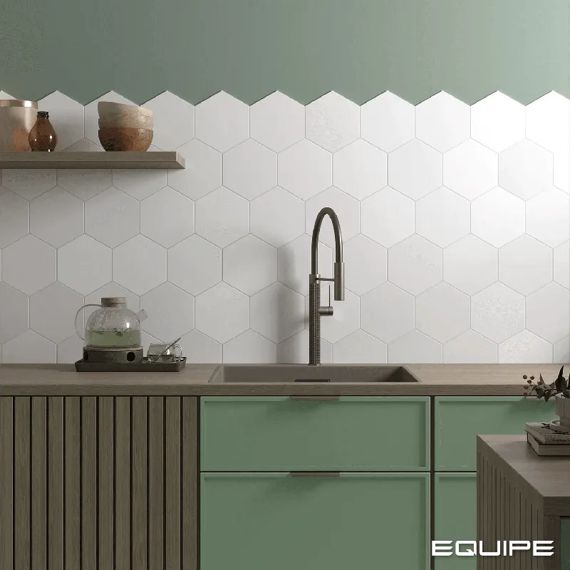 Nu Kopen Tegels Breeze White 17,5x20cm Hexagon