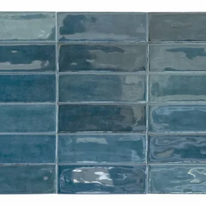 Beperkt Aanbod Tegels handvorm calpe blue glans 5x15 cm (sample)