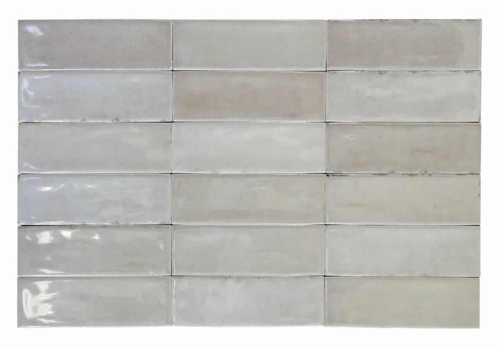 Tegels handvorm calpe greige glans 5x15 cm Merkproduct
