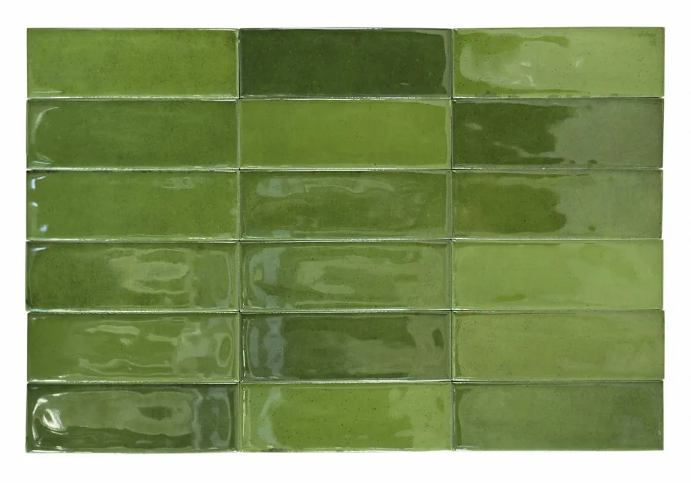 Koop Vandaag Tegels handvorm calpe olive glans 5x15 cm