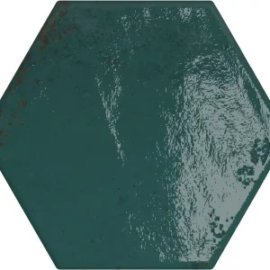 Tegels handvorm carmen hexagon blue 13x15 cm (sample) Gratis Retour
