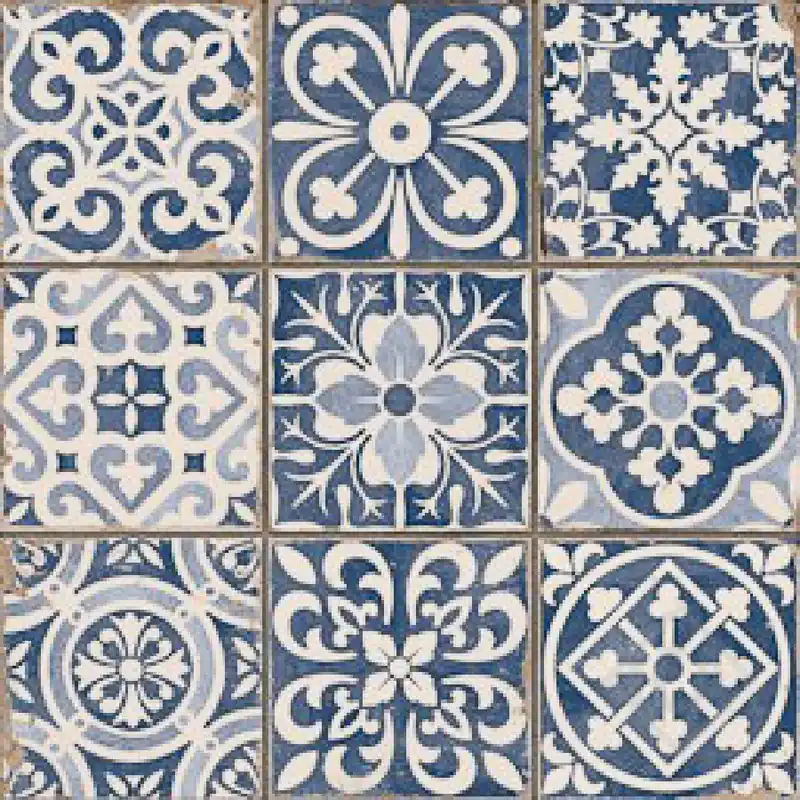 Tegels GT Faenza A Blue 33x33cm Premium