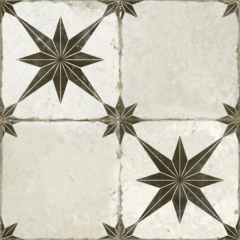 Populair Tegels GT Star Ara Black 45x45cm