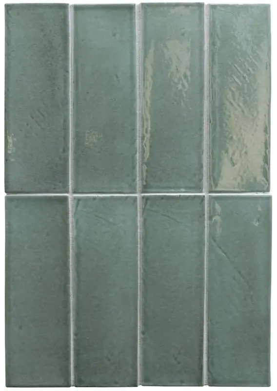 Tegels Kyoto Oil Blue 5x15cm Glans Uitverkoop