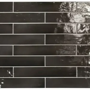 Beperkt Aanbod Tegels handvorm Manor Black 6x40cm