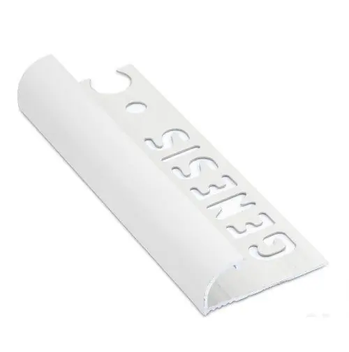 Tegelstrip eaq067.01 aluminium rond - wit 2,7m x 6mm Alleen Vandaag