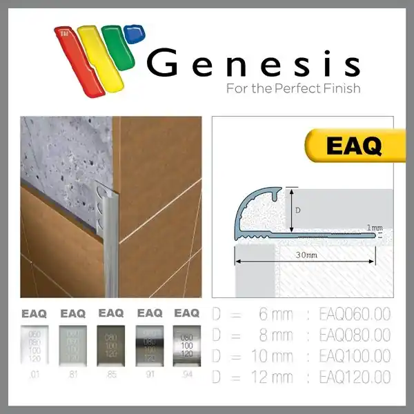 Lage Prijs Tegelstrip eaq067.81 aluminium rond - mat zilver 2,7m x 6mm