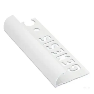 Tegelstrip eaq127.01 aluminium rond - wit 2,7m x 12mm Weekendaanbieding
