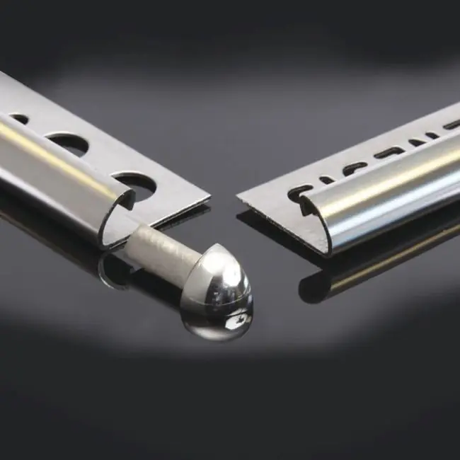 Hete Deal Tegelstrip ecq100.84 RVS hoekjes (1 stuk) voor esq 10mm