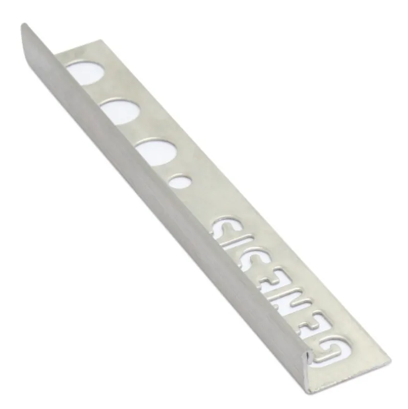 Betrouwbaar Tegelstrip ess127.102 geborsteld rvs recht - 2,7m x 12mm