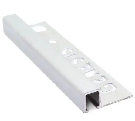 Finale Uitverkoop Tegelstrip tdg104.81 aluminium vierkant - mat zilver 2,5m x 10mm