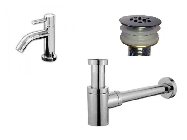 Toiletkraan met sifonset in chroom Bestseller