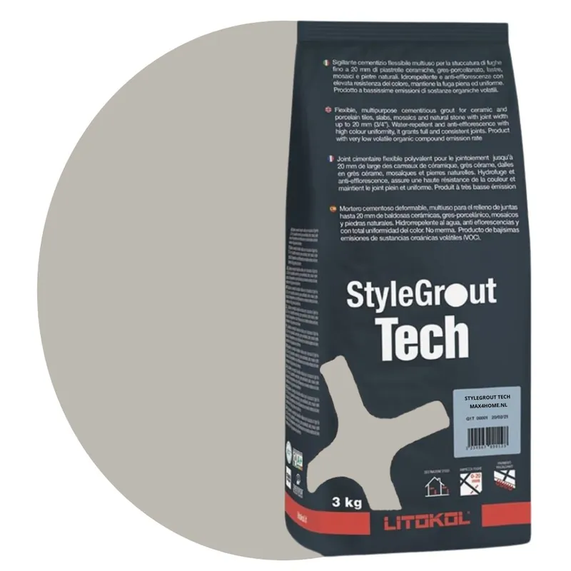 Voegmiddel stylegrout tech silver-1 voeg 3 kg Koop Vandaag