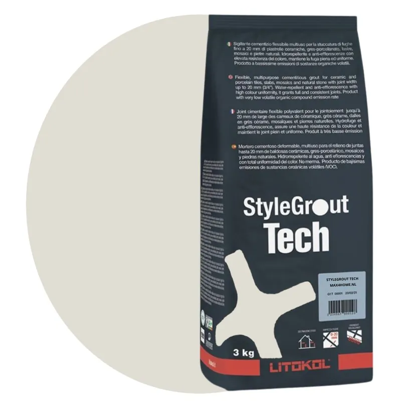 Gratis Retour Voegmiddel stylegrout tech white-2 voeg 3 kg