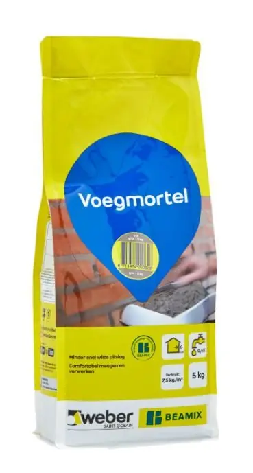 Gratis Retour Voegmortel weber lichtgrijs- 5 kg