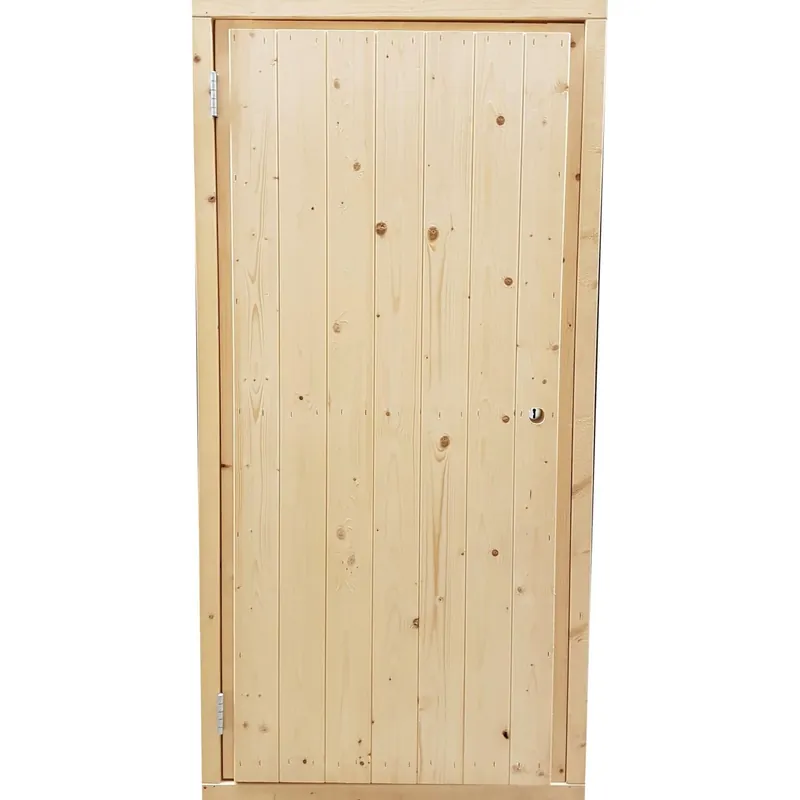 Favoriet Blokhut deur dicht 76×154 cm NR11