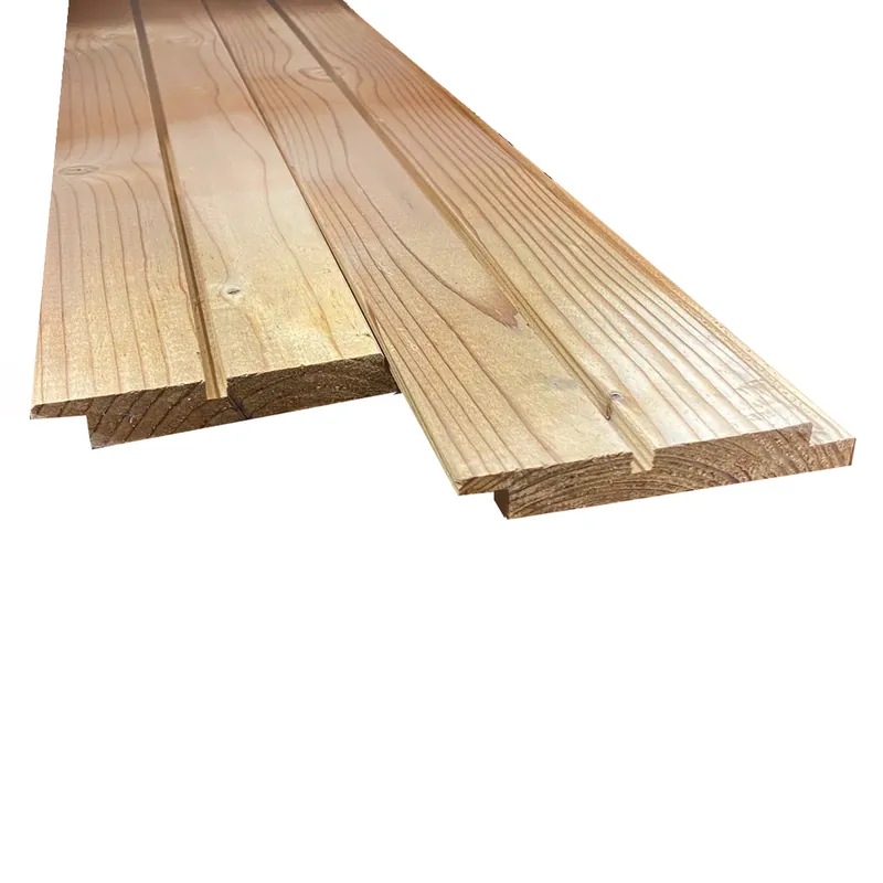 Gereduceerde Prijs Thermisch gemodificeerd halfhouts rabat 21×126 mm