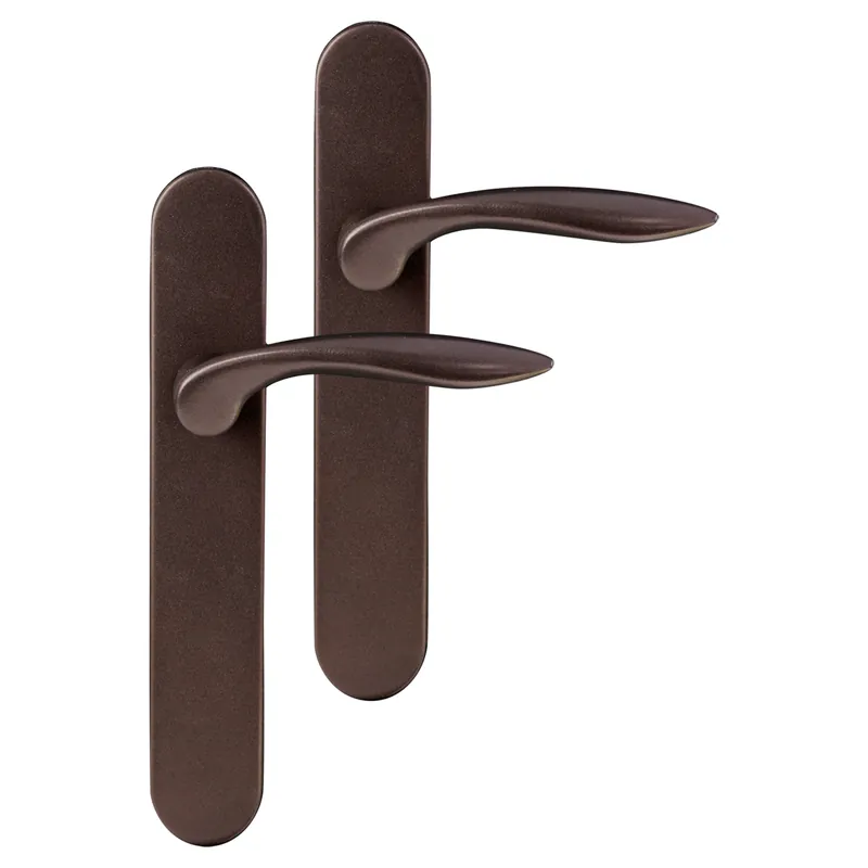 Must-Have Differnz Groningen deurkruk Ovaal schild – Blind – Brons