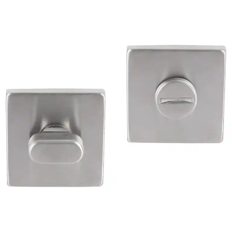 Differnz rozet Vierkant – Toilet – Mat chroom Uitverkoop